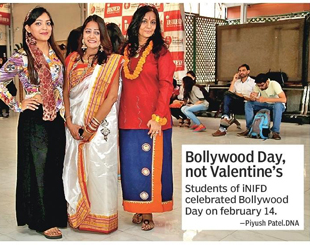 INIFD Ahmedabad – Bollywood Day not valentine Day
