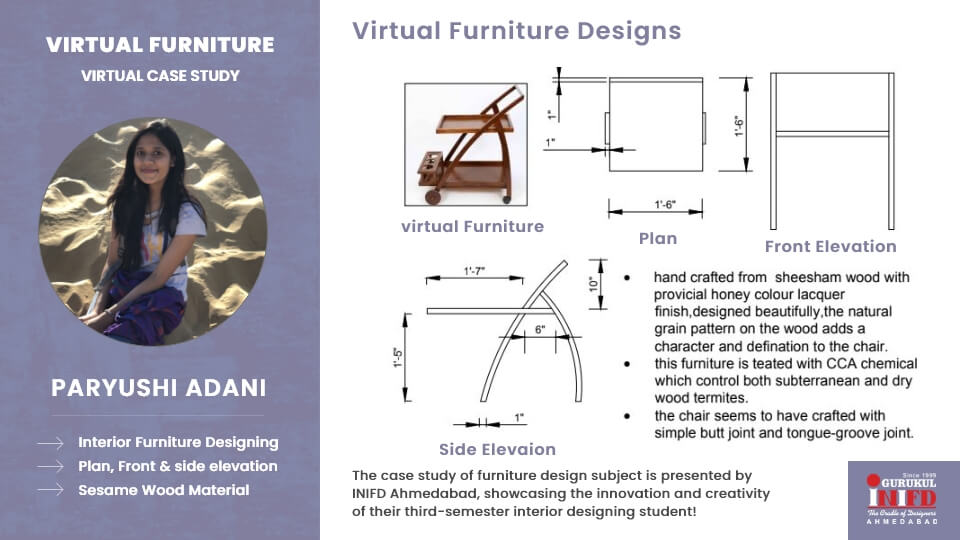 Furniture Design Case Study by Paryushi Adani